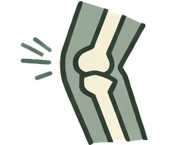 関節拘縮により関節が動かしにくい方